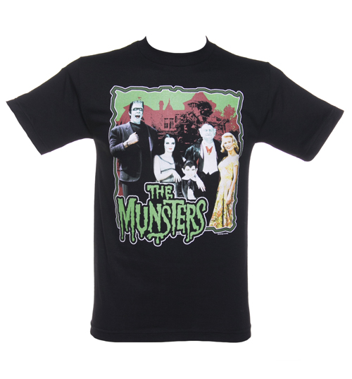 Mens Munsters Family Portrait T-Shirt