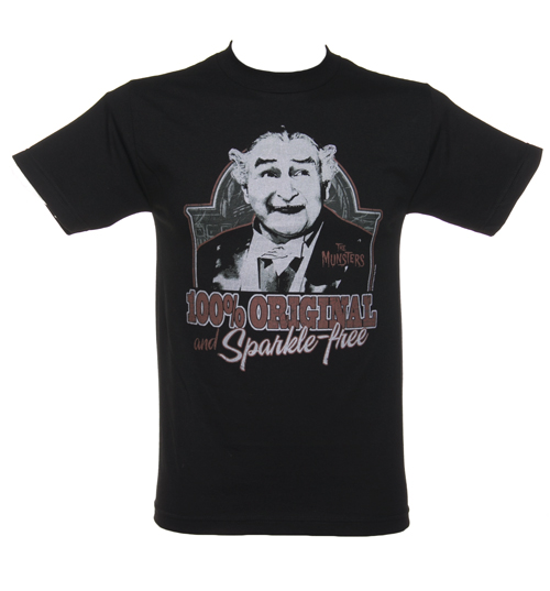 Mens Munsters Grandpa Sparkle Free T-Shirt