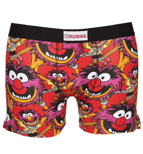 Mens Muppets Animal Faces Boxer Shorts