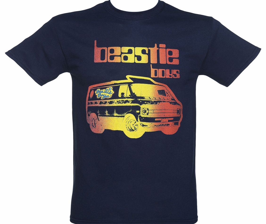 Mens Navy Beastie Boys Van T-Shirt