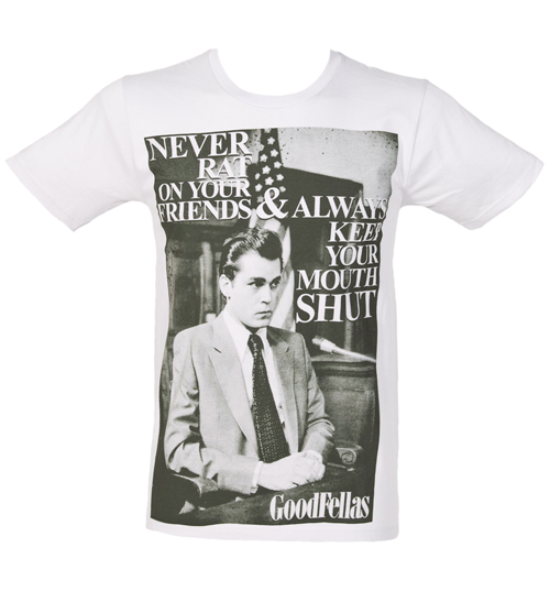 Mens Never Rat On Your Friends Goodfellas