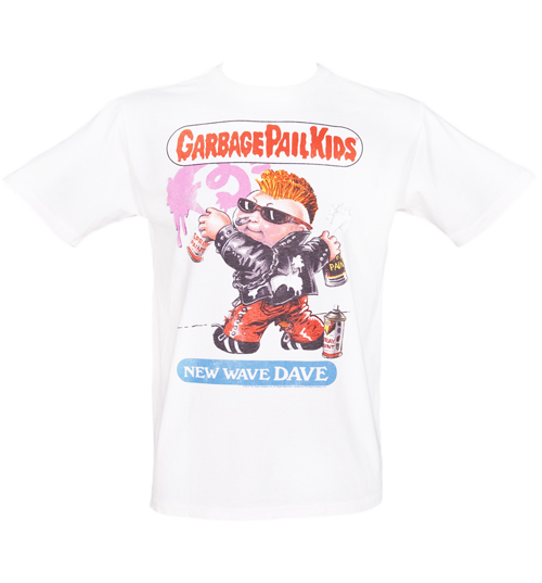 Mens New Wave Dave Garbage Pail Kids