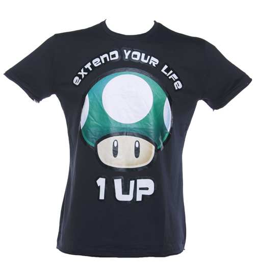 Mens Nintendo Mushroom Extend Your Life