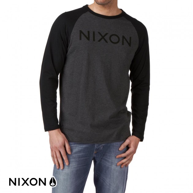 Nixon Powers Long Sleeve T-Shirt - Black