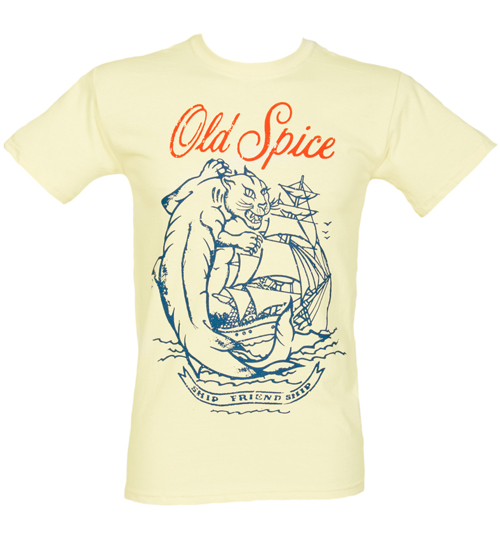 Mens Old Spice Panther Shark T-Shirt