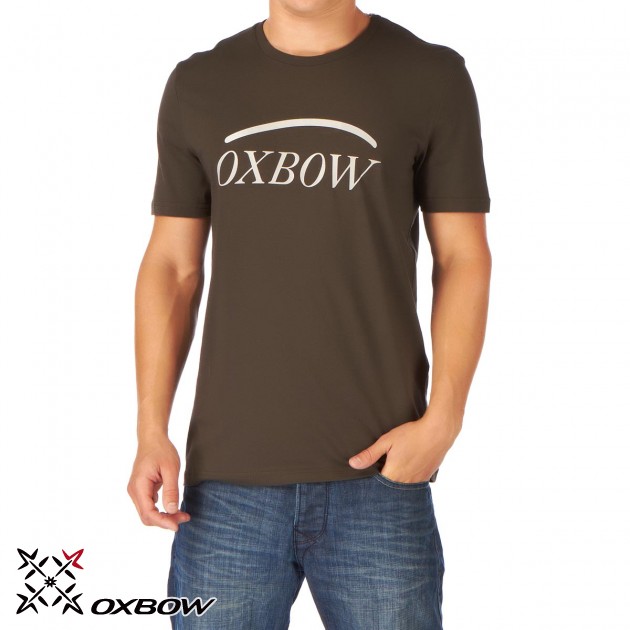 Mens Oxbow Pacoc2 T-Shirt - Dark Brown