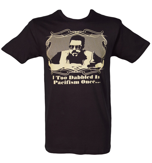 mens Pacifism Big Lebowski T-Shirt