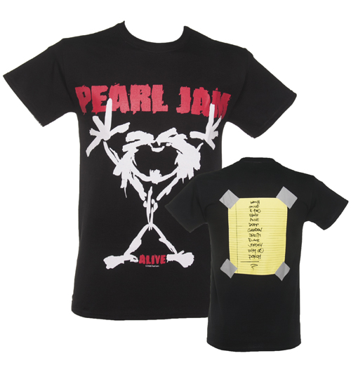 Mens Pearl Jam Stickman T-Shirt