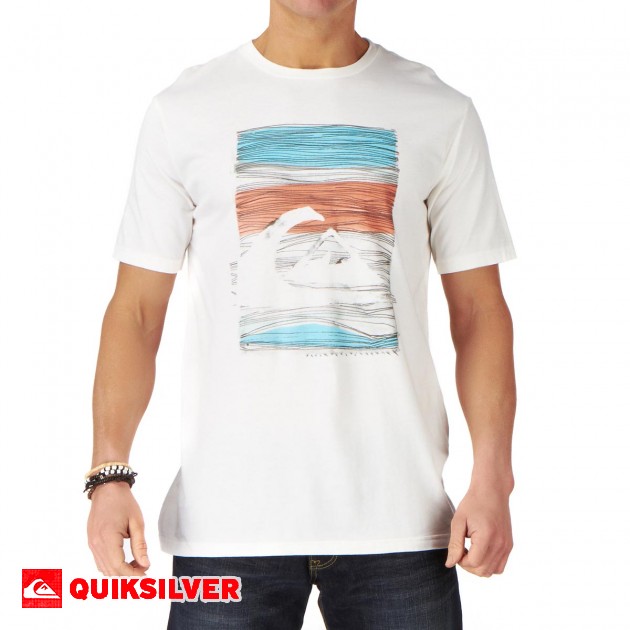 Quiksilver Strata T-Shirt - Vintage White