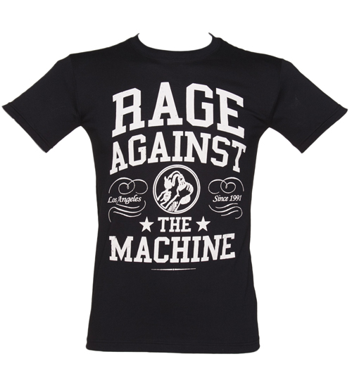 Mens Rage Against The Machine College T-Shirt