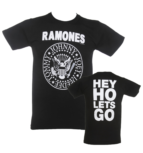 Mens Ramones Hey Ho Lets Go T-Shirt