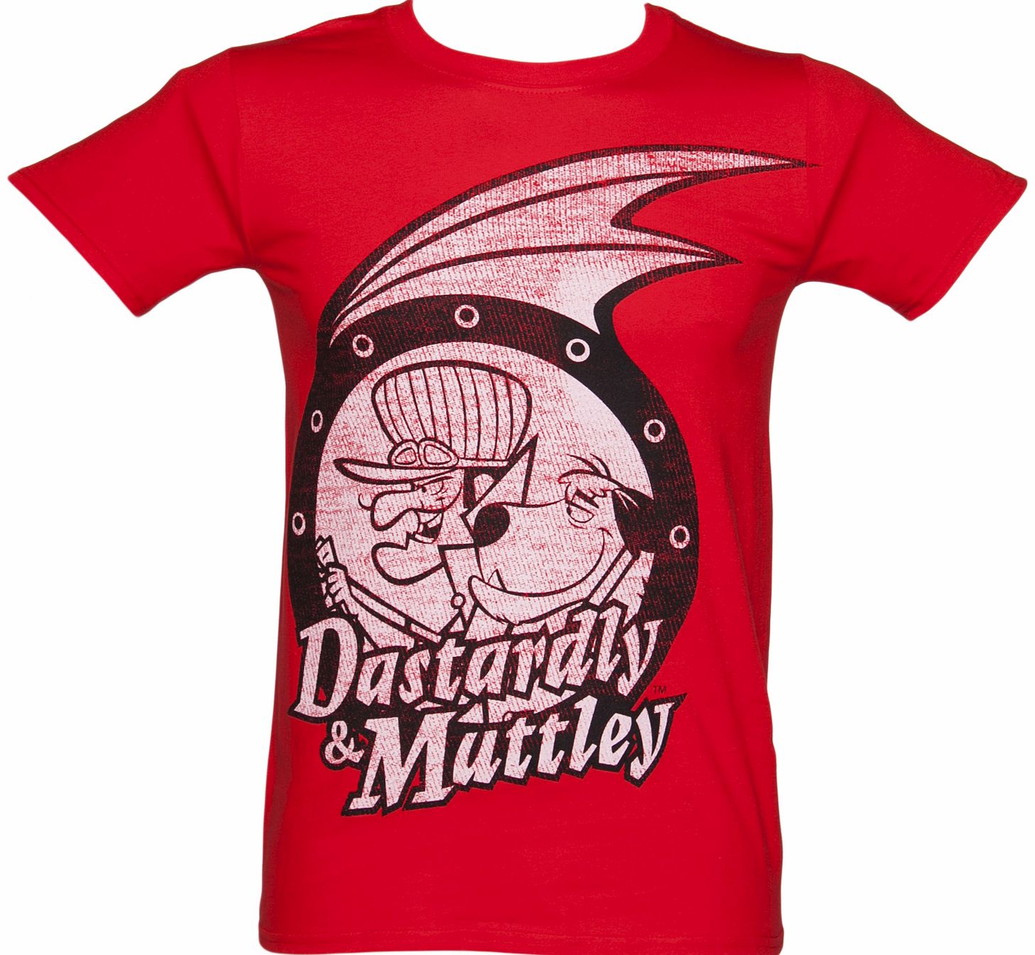 Mens Red Dastardly And Muttley Hanna-Barbera