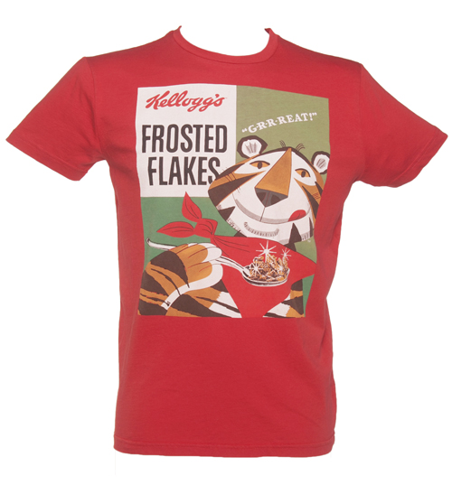 Mens Red Kelloggs Tony The Tiger Vintage