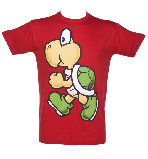 Mens Red Nintendo Koopa T-Shirt