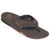 mens Reef Fanning Flip-Flops. Brown/Gum