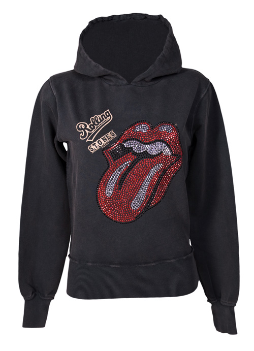 Rolling Stones Diamante Tongue Hoodie
