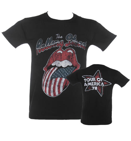 Mens Rolling Stones USA Tour 78 T-Shirt