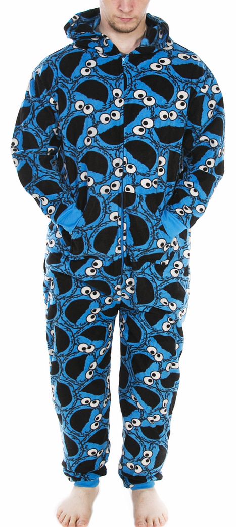 Mens Sesame Street Cookie Monster All Over