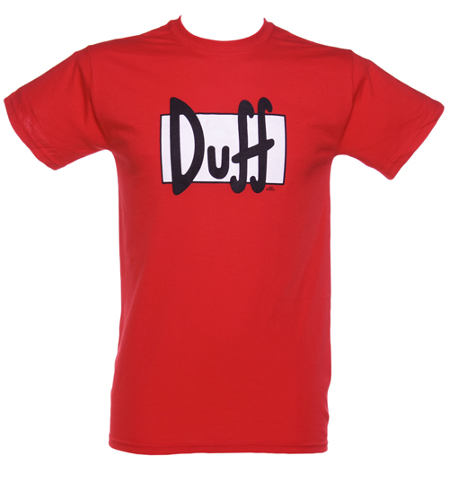Mens Simpsons Duff Beer T-Shirt