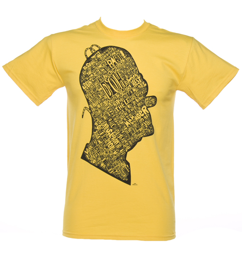 Mens Simpsons Homer Graffiti Head T-Shirt