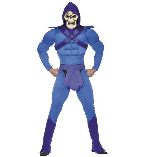 Mens Skeletor Fancy Dress Costume