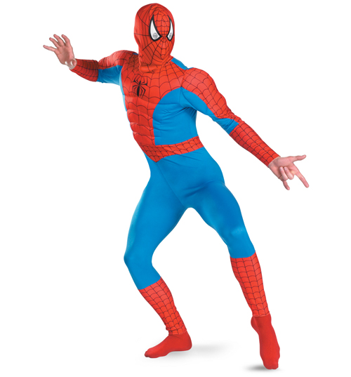 mens Spiderman Fancy Dress Costume