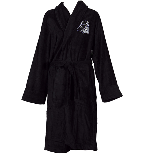 Mens Star Wars Darth Vader Helmet Bath Robe