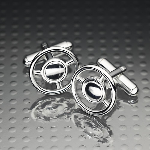 Mens Steering Wheel Cufflinks