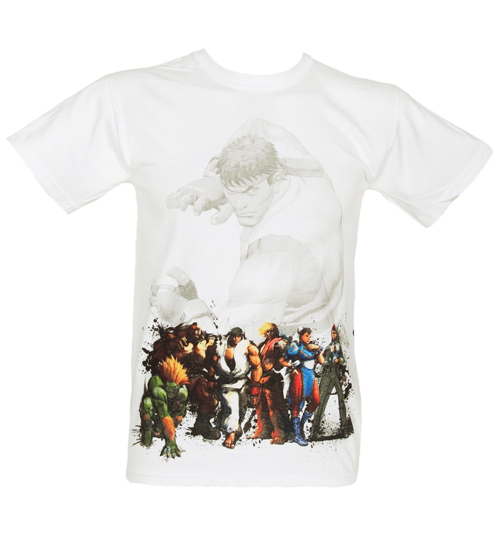 Mens Street Fighter Line Up T-Shirt
