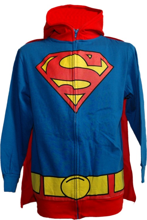 Mens Superman Costume Hoodie