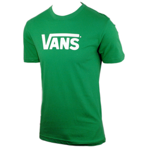 mens Vans Classic T-Shirt. Green