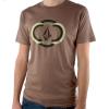 Volcom Tripledecko Slim Fit Tee. Chocolate