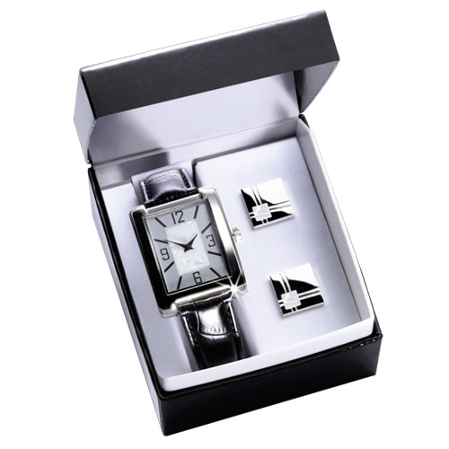 Mens Watch and Cufflink Set