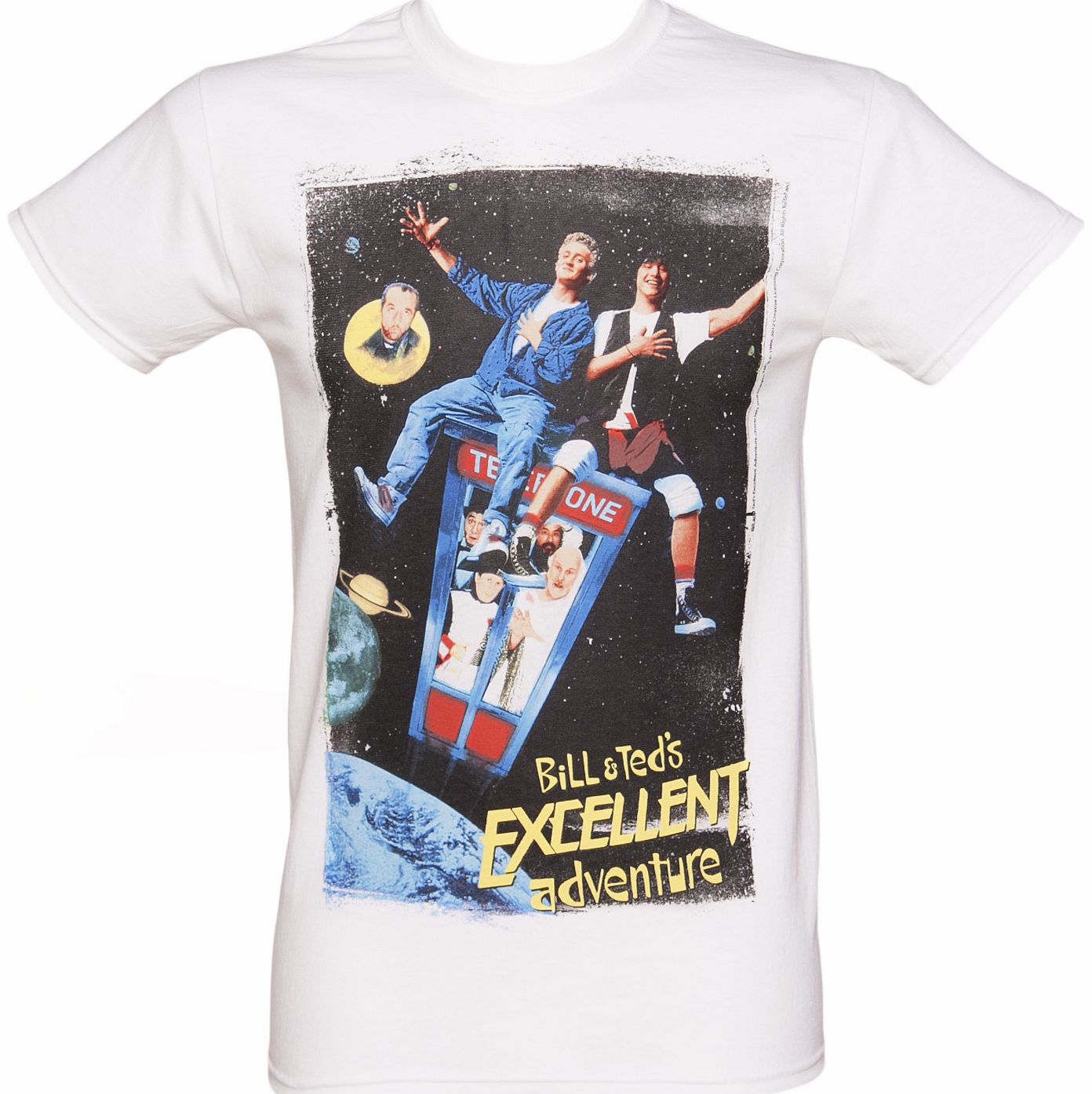 Mens White Bill And Teds Excellent Adventure