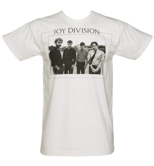 Mens White Joy Division Photographic T-Shirt