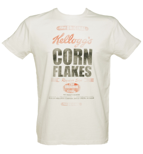 Mens White Kelloggs Corn Flakes T-Shirt