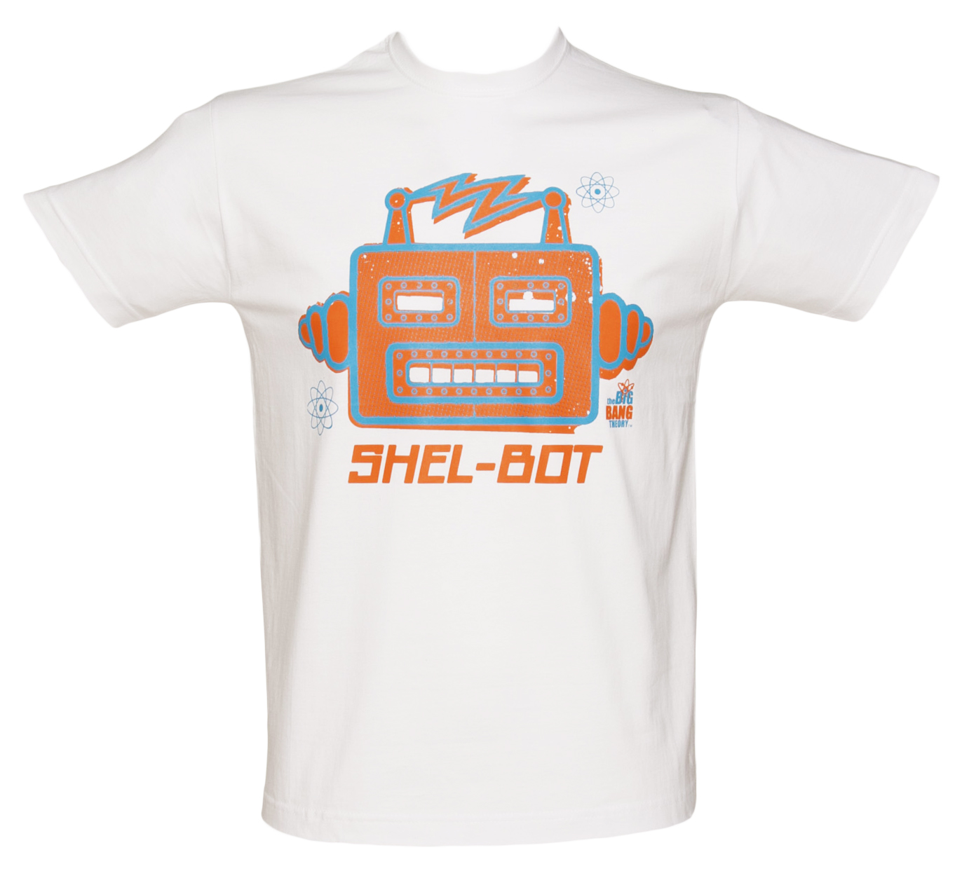 White Shel-Bot Big Bang Theory T-Shirt