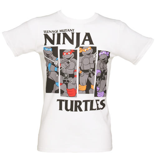 Mens White Teenage Mutant Ninja Turtles