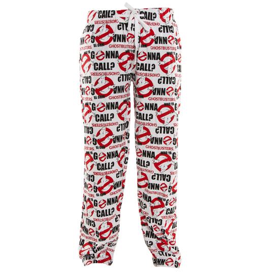 Mens White Who Ya Gonna Call Ghostbusters