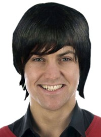 Mens Wig - Boy Band (Black)