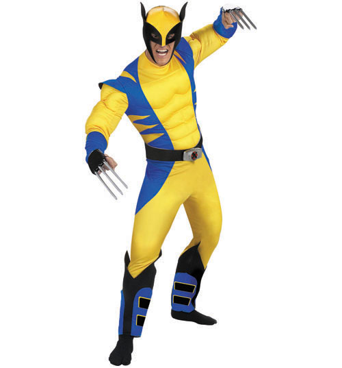 mens Wolverine Fancy Dress Costume