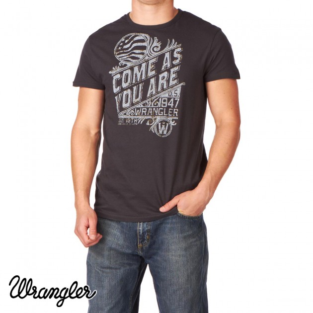 Mens Wrangler Graphic T-Shirt - Phantom