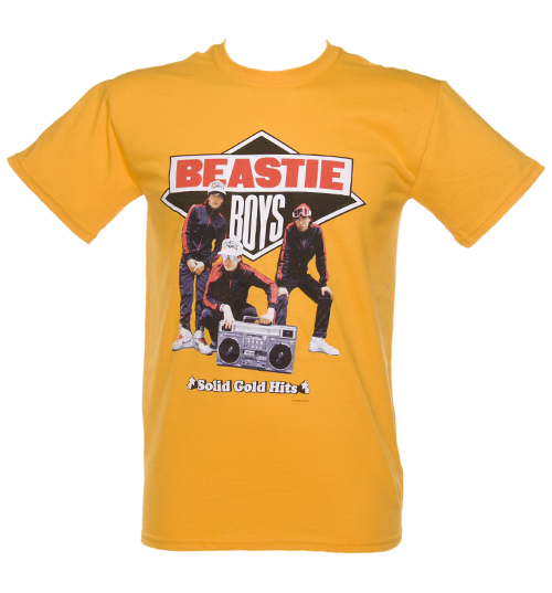 Mens Yellow Beastie Boys Solid Gold Hits