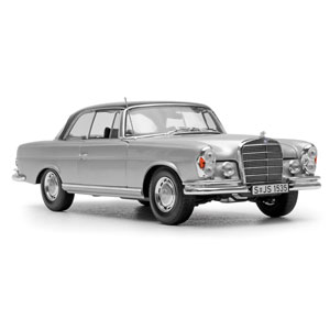 mercedes 280 SE 1969 - Silver 1:18