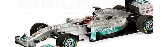 Mercedes AMG Petronas 1:43 Scale F1 Team Michael Schumacher Showcar 2011
