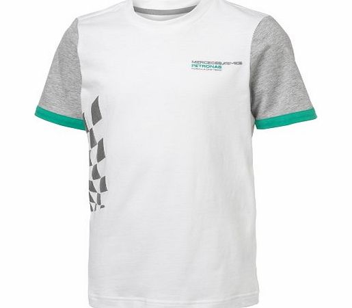 Formula One Team Kids White T-Shirt M