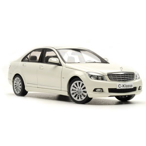 mercedes C class limousine 2007 - White 1:18