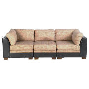 Mercer modular 3 seat sofa, mocha