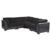 Mercer modular 5 seat corner unit, graphite