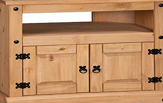 Mercers Furniture Corona Corner TV Unit - Brown